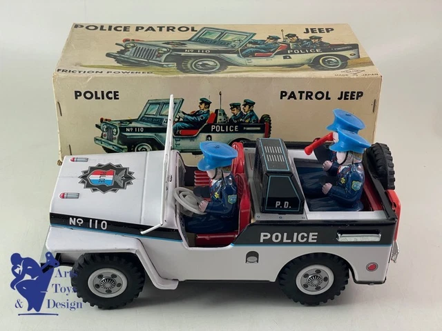 Daiya - Coche de juguete de hojalata Police car - 1950-1960 - Japón