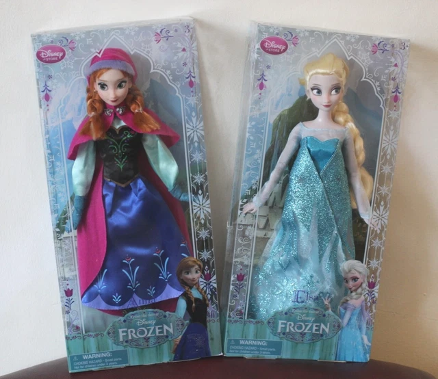 DISNEY STORE ANNA & Elsa Frozen Dolls Bundle 1st Edition Rare Unopened ...
