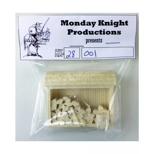 Monday Knight Productions Resin Terrain 28mm WoodShed Pack New