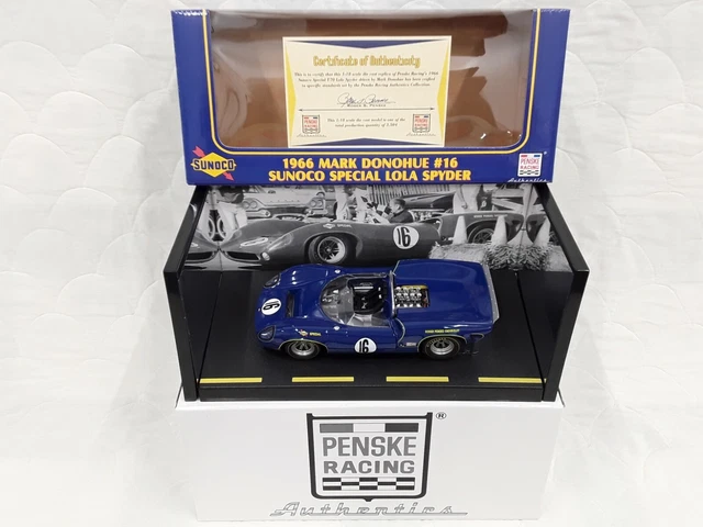 1 18 GMP Le 1966 Sunoco Special T70 MK III Lola Spyder #7 Mark