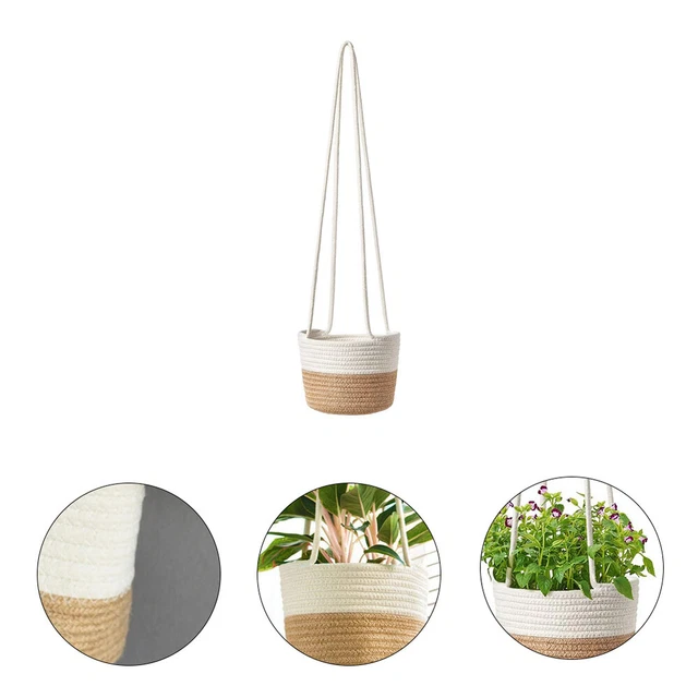 Wall Hanging Basket Hanging Flower Pot Basket Indoor Plants Juicy
