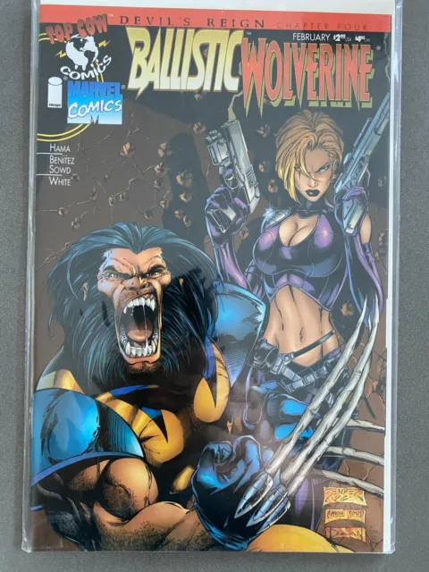 Ballistic / Wolverine #1   1997, Top Cow / Marvel)  devils reign chapter 4
