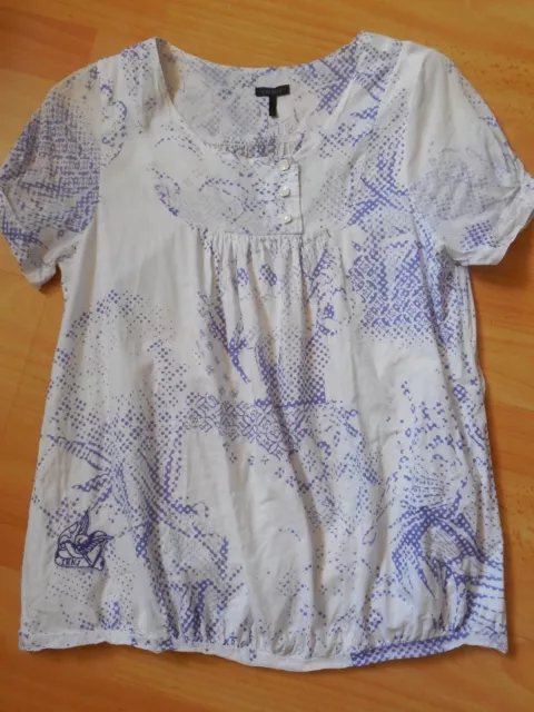 superbe Blouse tunique fille IKKS taille 12 ans  TBE !!! Voile de coton