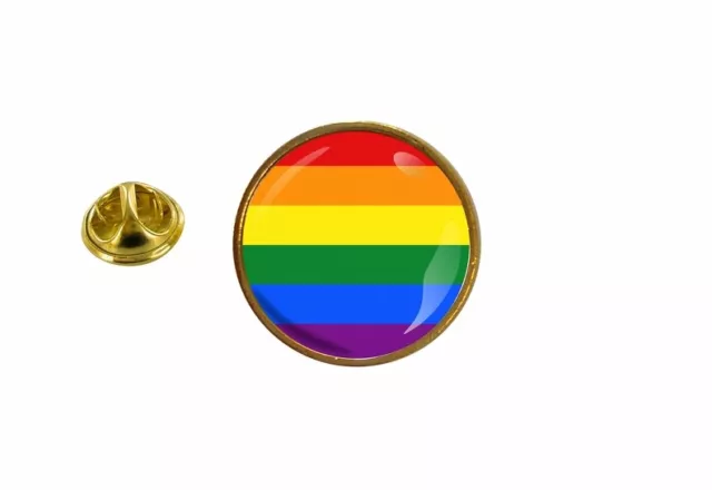 pins pin badge pin's drapeau arc en ciel lgbt rainbow rond