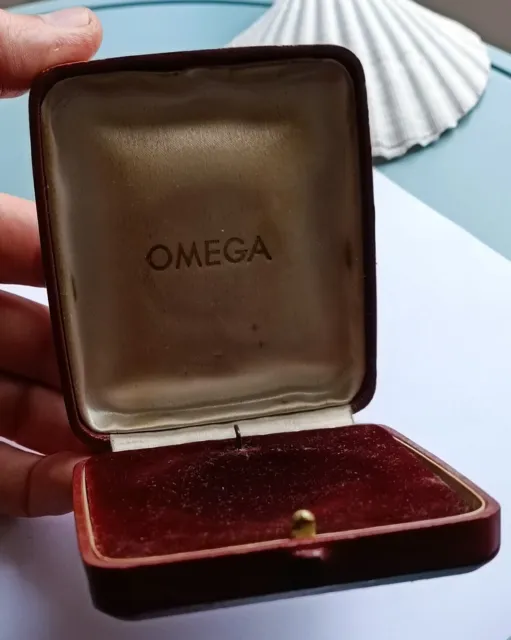 Omega Vintage boite vide ecrin coffret pour montre a gousset empty box