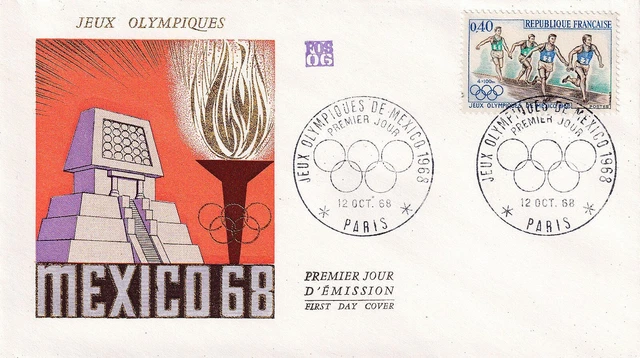 Ete 1976: Montréal - Enveloppe FDC 1er Jour POLYNESIE Jeux Olympiques Montreal 1976 876493717