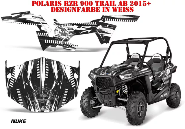 Amr Racing Dekor Graphic Kit Atv Polaris Rzr 570/800/900 Nuke B