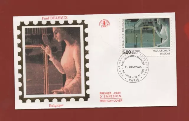 FDC 1992 - Paul Delvaux - Belgien ( Ref. 5462 )