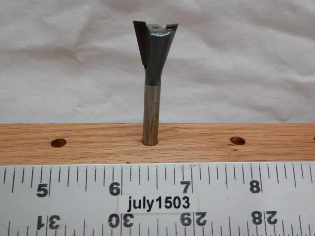 (1) NEW  MLCS 5/8" D 14° Dovetail Bit Carbide Tipped Router Bit Drawer Box n2
