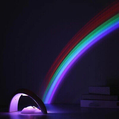 Rainbow Proiettore di Luce-LED Luce Notturna Bambini Lampada Batteria Stanza Da Letto Bambini Baby