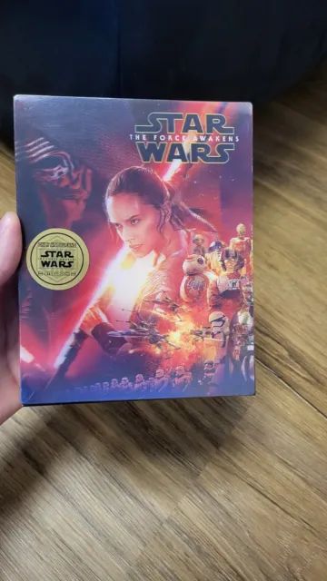 Star Wars - The Force Awakens Only at Blufans Fullslip Steelbook Blu-ray Neu
