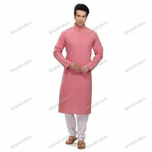Mens Kurta Hippie Indian Ethnic Solid Plain Full Sleeves Casual T Shirt Men Kurt