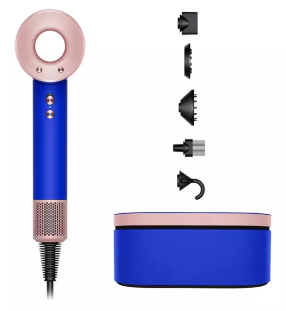 Dyson Supersonic™ Hair Dryer and Attachments Blue/Blush BRAND NEW