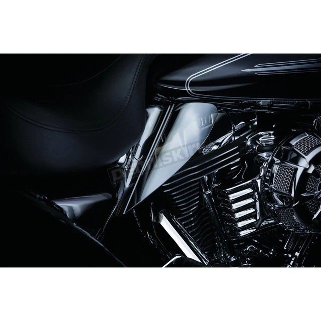 Kuryakyn Reflective Smoke Saddle Shields Heat Deflectors - 5788