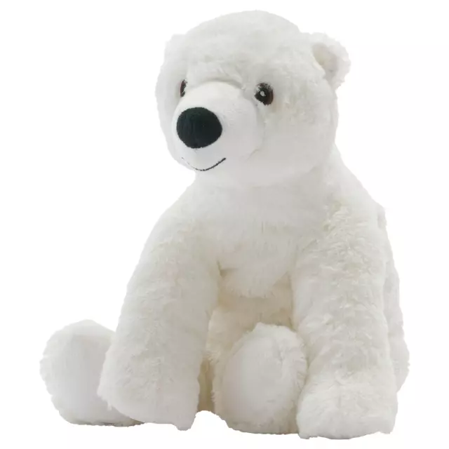 Ikea Original Soft Toy White Teddy Bear Polar Plush Stuffed Animal New 11"