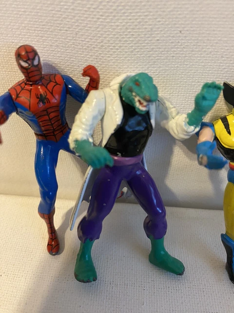 Toy Biz Marvel Lot Heavy Metal Heroes Die Cast Figures 2.5" 1994 3
