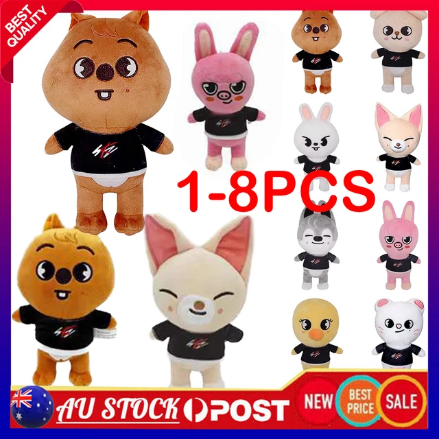 1/8PCS Skzoo Plush Toys Stray Kids Cartoon Stuffed Animal Plushies Dolls