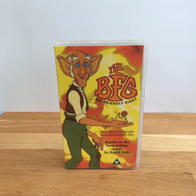 ROALD DAHL: THE BFG, Big Friendly Giant (VHS Video Tape PAL 1990's) £9. ...