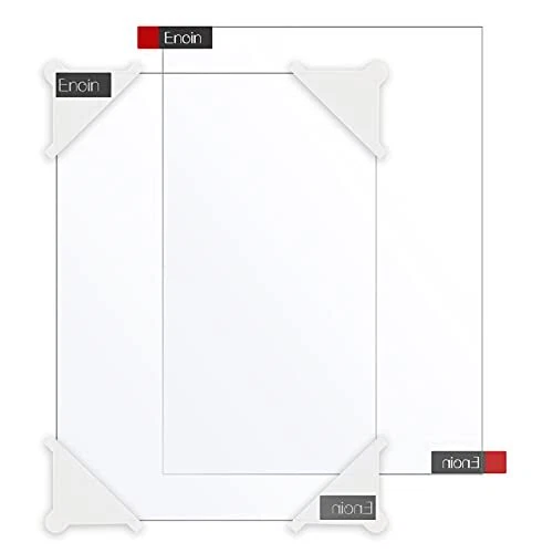 Enoin 2pcs 8 x 12 Inch Clear Acrylic/Plexiglass Sheet 0.060" 1/16 Inch Thick ...