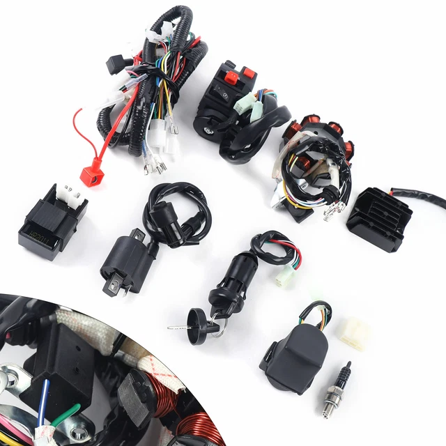 Komplette Elektro Kabel Kabelbaum Gleichrichter CDI Für ATV QUAD