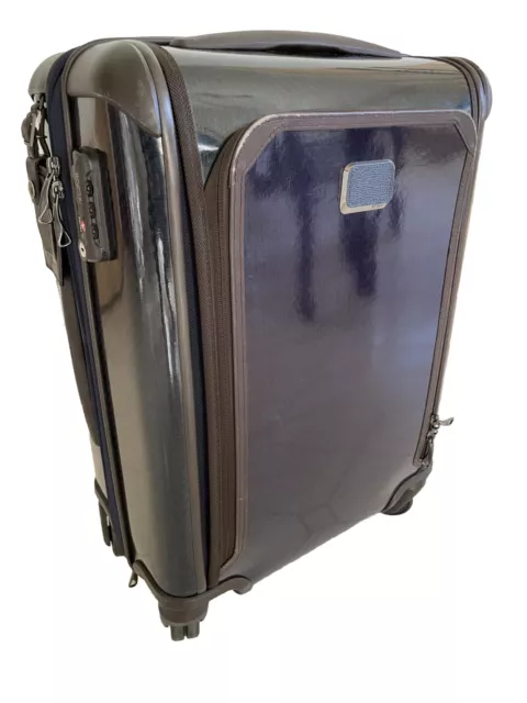 TUMI 2 Tone Tegra Lite Max Expandable 22” Carry On 28721BT Green Blue MINT $1200