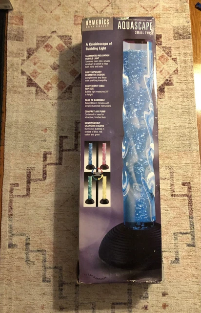 Homedics aquascape store bubble light