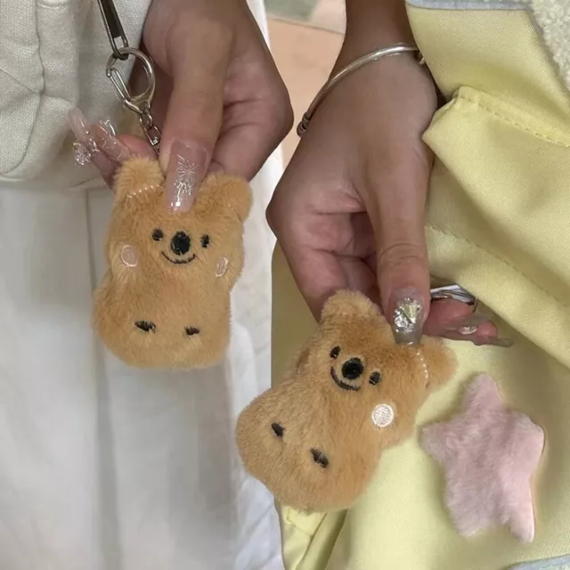 New Cute Plush Kangaroo Keychain Toy Stuffed Animal Doll Backpack Bag Pendant 2