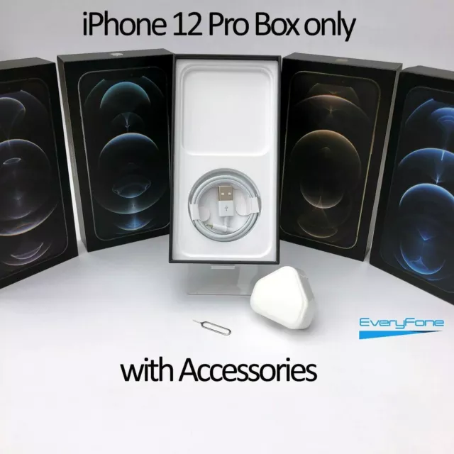 Original iPhone 12 Pro box only with Accessories 128GB 256GB 512GB