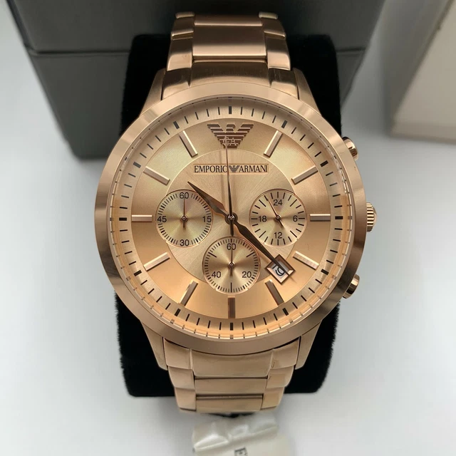 Montre armani or homme deals