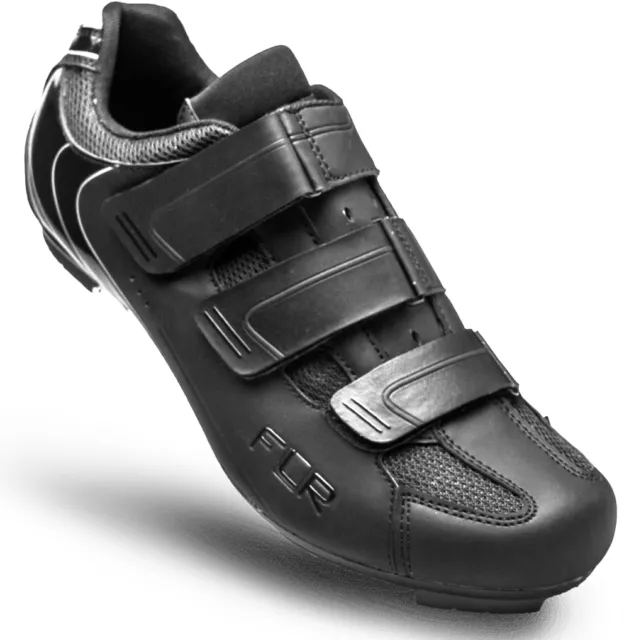 FLR F-35.III - Road Cycling Shoes - Shimano & Look Compatible - Matt Black