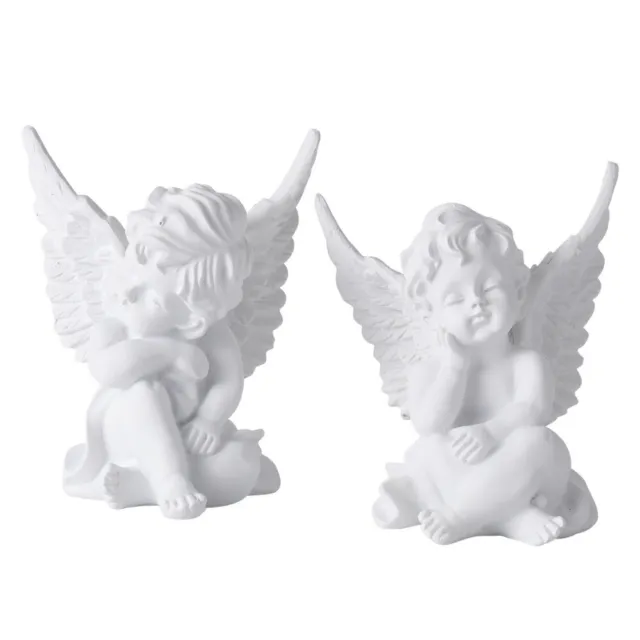 Baby Memorial Angel Statue Figures Adornos Navideños Para Exterior