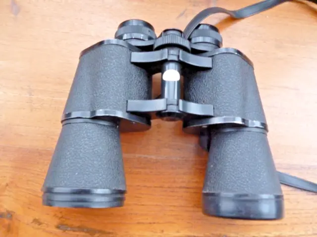 vintage binoculars, Hanimex 10x50 With case.