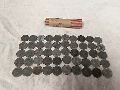 1943-P Lincoln steel wheat cent penny roll (50 coins) (Estate Sale)