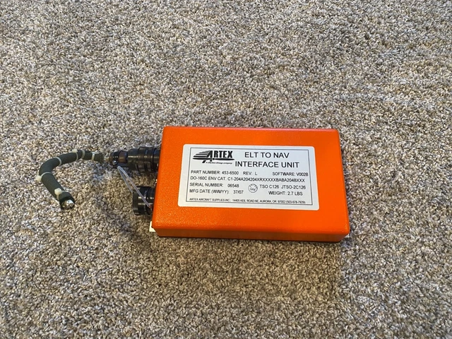 Artex ELT To NAV Interface Unit PN 453-6500