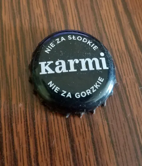 Collectable Used Poland Beer Bottle Cap KARMI + bonus cap