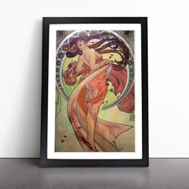 Alphonse Mucha Dance Wall Art Print Framed Canvas Picture Poster Decor