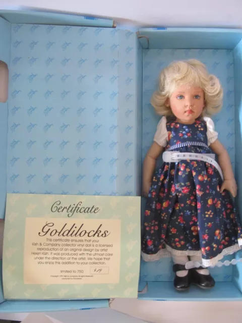 1997 Kish & Co. childhood favorites Goldilocks 12"  NRFB