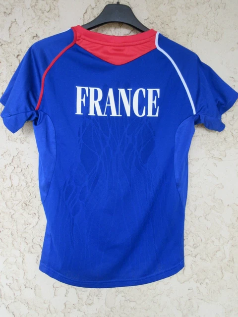 Maillot Equipe De France Adidas 2007 - Manches Courtes, Rouge, Taille S