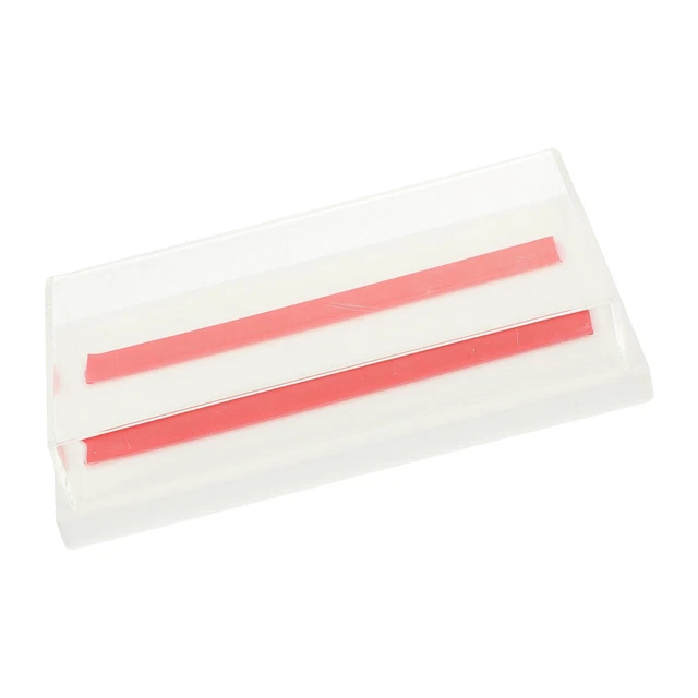 Scatola portaoggetti press-on unghie, plastica, trasparente