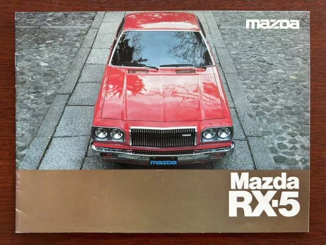 Prospekt / brochure Mazda RX-5 Wankel / Rotary MY 1976 selten ! rare !