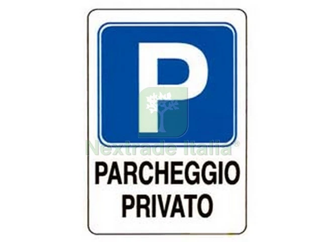 Cartello PARCHEGGIO RISERVATO AI CLIENTI - dimensioni 20 x 30 cm