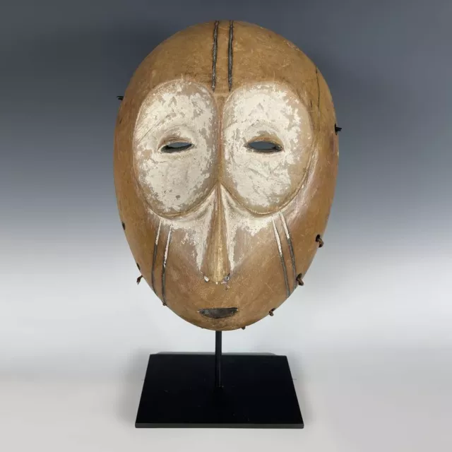 African Mask Lega Bwami Wood Democratic Republic Of Congo C. Africa 20Th C.