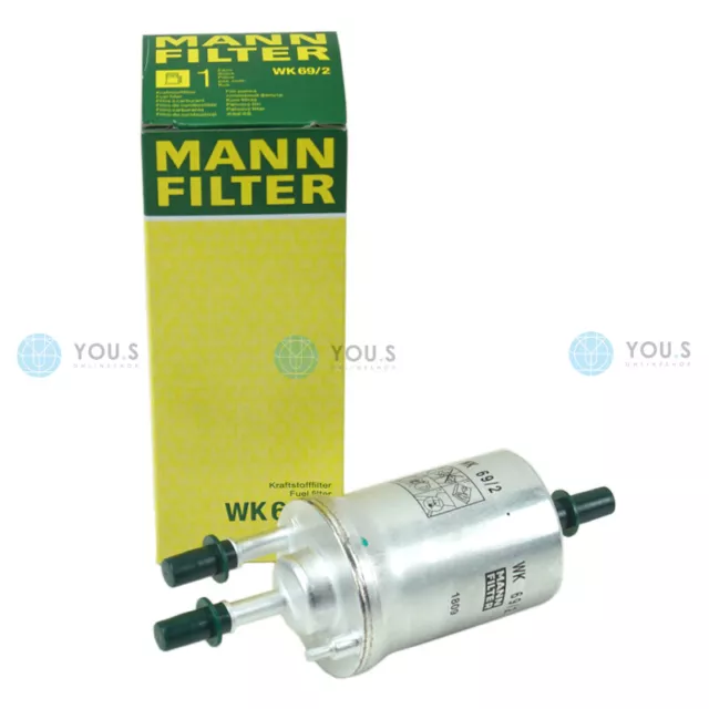 MANN-FILTER WK69/2 Kraftstofffilter Benzinfilter für AUDI SEAT SKODA VW