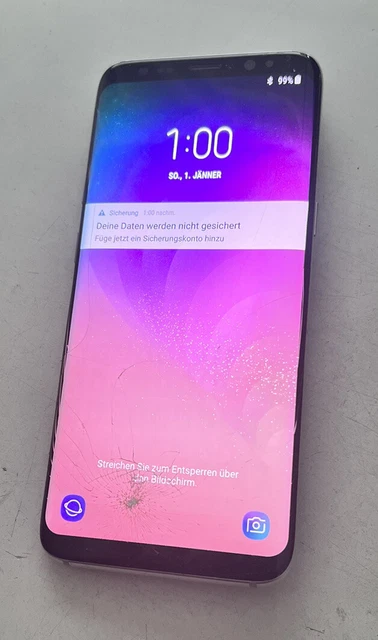 Display LCD OLED originale Samsung S8 SM-G950F schermo recupero dati con cornice