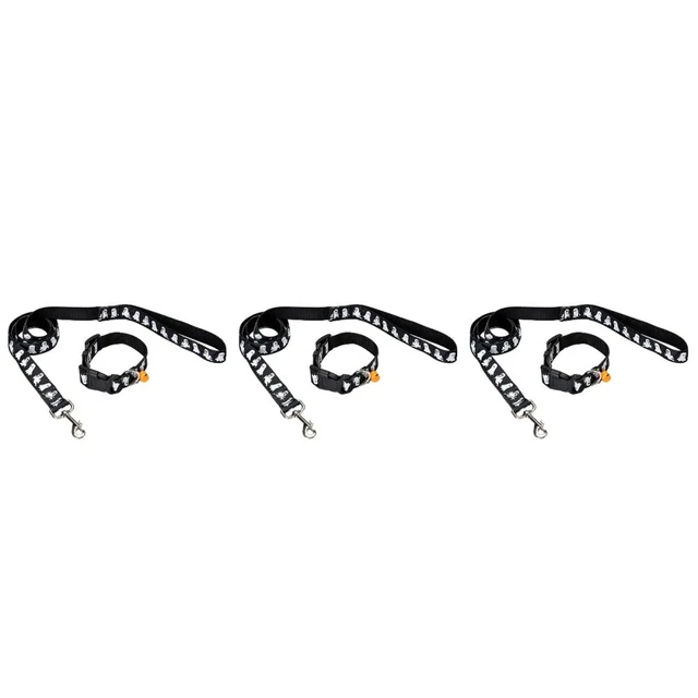3 Count Collier De Chien D'halloween Ceinture Sécurité Trousse Pour Chiot