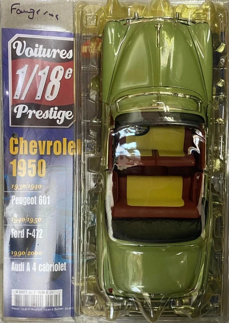 Solido Hachette 1/18 – Citroën Traction Cabriolet Prestige 33 Verte – Comme Neuve