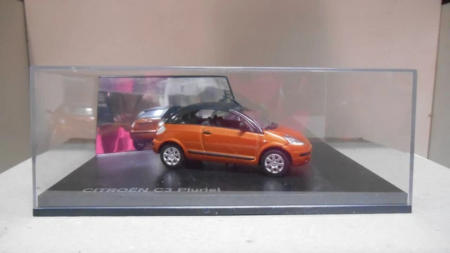Citroen C3 2003 Pluriel Ochre/Orange Met 1:43 Dealer Norev 4