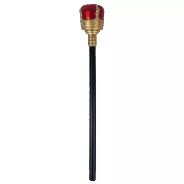 Royal King Scepter Kids Adult Halloween Costume Fancy Dress Plastic Accessory UK