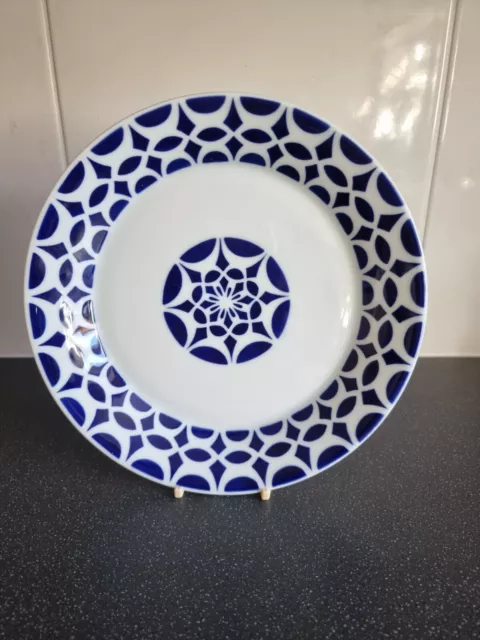 Sargadelos Ceramic Art Pottery  23cm Collector/Dinner Plate Blue/White VGC