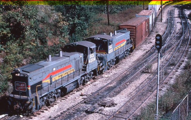Duplicate Train Slide Seaboard MP-15-AC #4204 06/1982 Atlanta Georgia